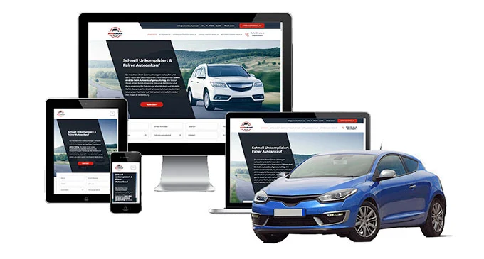 ankauf mobil Ankaufseite mobil – Autoankauf Wolnzach mit rotem PKW